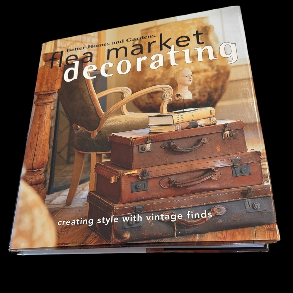 Flea Market Decorating says it all.   We all like to make use of found items.